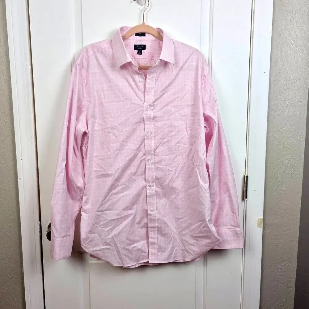 J.Crew Ludlow | Pink Cotton Button-Down Shirt Size 17/35